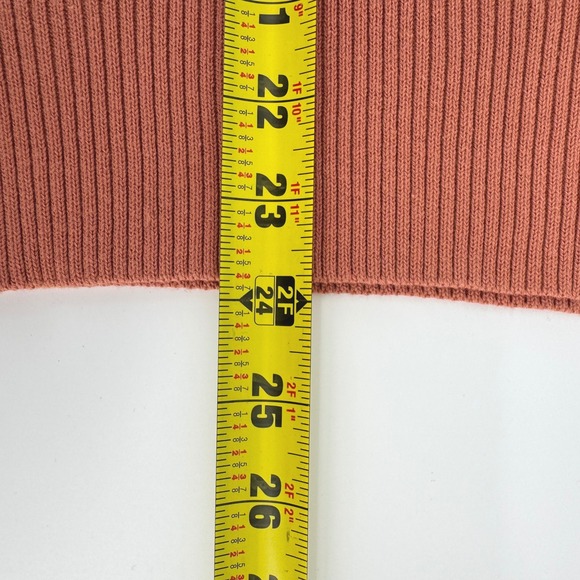 LE LIS Collection Womens S Orange/ Rust Knit V Neck‎ Sleeveless Sweater NWT - Picture 7 of 7